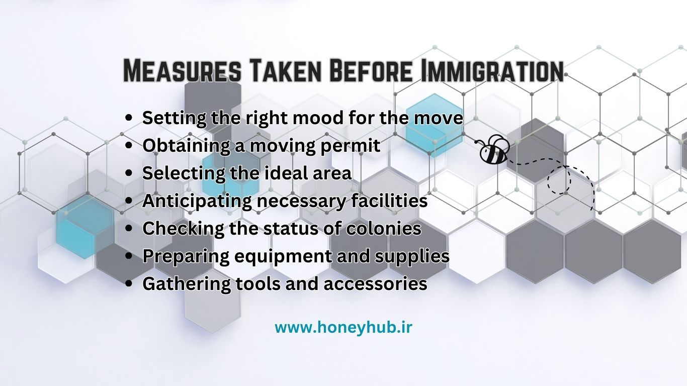 Measures Taken Before Immigration